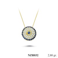 Silver    necklace    with    pendant                                     NZR032-925K