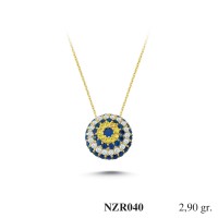 Silver    necklace    with    pendant                                     NZR040-925K