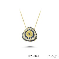 Silver    necklace    with    pendant                                     NZR041-925K