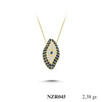 Silver    necklace    with    pendant                                     NZR045-925K