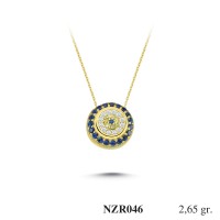 Silver    necklace    with    pendant                                     NZR046-925K