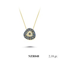 Silver    necklace    with    pendant                                     NZR048-925K