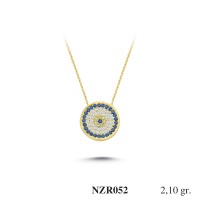 Silver    necklace    with    pendant                                     NZR052-925K