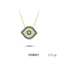 Silver    necklace    with    pendant                                     NZR053-925K