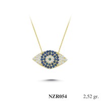 Silver    necklace    with    pendant                                     NZR054-925K