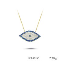 Silver    necklace    with    pendant                                     NZR055-925K