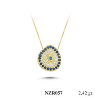 Silver    necklace    with    pendant                                     NZR057-925K