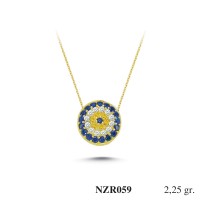 Silver    necklace    with    pendant                                     NZR059-925K