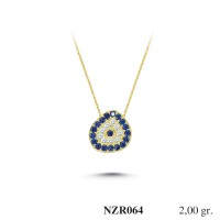 Silver    necklace    with    pendant                                     NZR064-925K