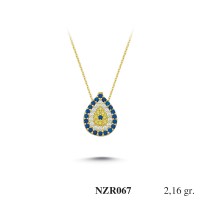 Silver    necklace    with    pendant                                     NZR067-925K