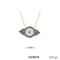 Silver    necklace    with    pendant                                     NZR070-925K