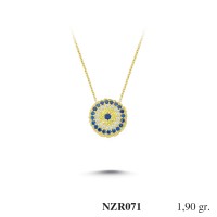 Silver    necklace    with    pendant                                     NZR071-925K