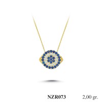 Silver    necklace    with    pendant                                     NZR073-925K