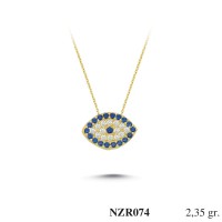 Silver    necklace    with    pendant                                     NZR074-925K