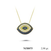 Silver    necklace    with    pendant                                     NZR075-925K