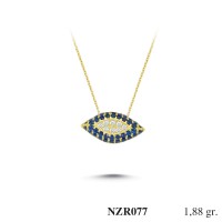 Silver    necklace    with    pendant                                     NZR077-925K