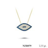 Silver    necklace    with    pendant                                     NZR079-925K