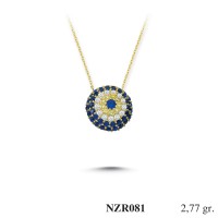 Silver    necklace    with    pendant                                     NZR081-925K