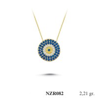 Silver    necklace    with    pendant                                     NZR082-925K