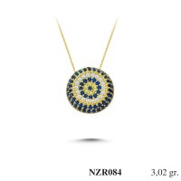 Silver    necklace    with    pendant                                     NZR084-925K