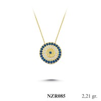 Silver    necklace    with    pendant                                     NZR085-925K