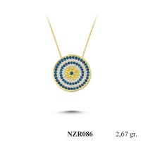 Silver    necklace    with    pendant                                     NZR086-925K