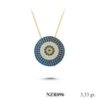 Silver    necklace    with    pendant                                     NZR096-925K