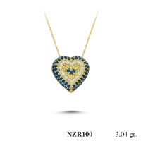 Silver    necklace    with    pendant                                     NZR100-925K