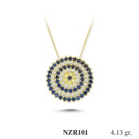 Silver    necklace    with    pendant                                     NZR101-925K