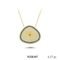 Silver    necklace    with    pendant                                     NZR107-925K