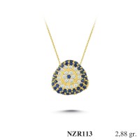 Silver    necklace    with    pendant                                     NZR113-925K
