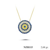 Silver    necklace    with    pendant                                     NZR115-925K
