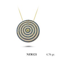 Silver    necklace    with    pendant                                     NZR121-925K