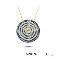 Silver    necklace    with    pendant                                     NZR126-925K