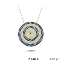 Silver    necklace    with    pendant                                     NZR127-925K