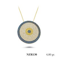 Silver    necklace    with    pendant                                     NZR130-925K