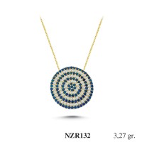 Silver    necklace    with    pendant                                     NZR132-925K
