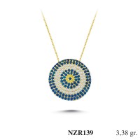 Silver    necklace    with    pendant                                     NZR139-925K