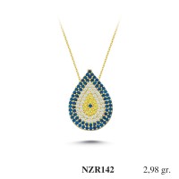 Silver    necklace    with    pendant                                     NZR142-925K