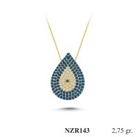 Silver    necklace    with    pendant                                     NZR143-925K