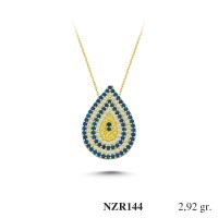 Silver    necklace    with    pendant                                     NZR144-925K