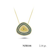 Silver    necklace    with    pendant                                     NZR146-925K