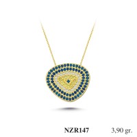 Silver    necklace    with    pendant                                     NZR147-925K