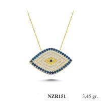 Silver    necklace    with    pendant                                     NZR151-925K