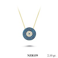 Silver    necklace    with    pendant                                     NZR159-925K