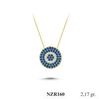 Silver    necklace    with    pendant                                     NZR160-925K