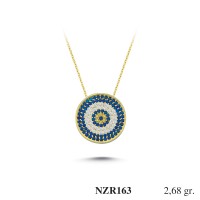 Silver    necklace    with    pendant                                     NZR163-925K