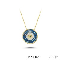 Silver    necklace    with    pendant                                     NZR165-925K