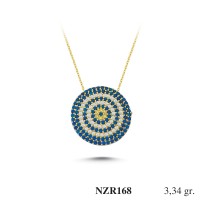 Silver    necklace    with    pendant                                     NZR168-925K