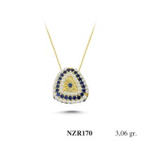Silver    necklace    with    pendant                                     NZR170-925K